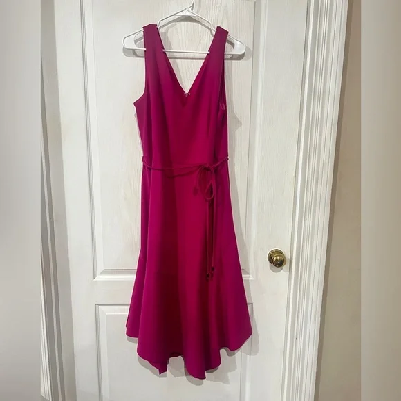 WILL NOT TAKE LESS Vince Camuto Asymmetric Hem Scuba Crepe Dress - Picture 2 of 9